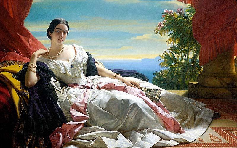 Portrait of Leonilla, Princess of Sayn-Wittgenstein-Sayn, Franz Xaver Winterhalter